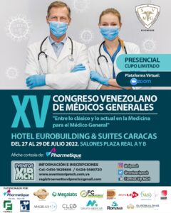 XV Congreso Venezolano de Médicos Generales SOVEMEGEN XV Congreso Venezolano de Médicos Generales SOVEMEGEN