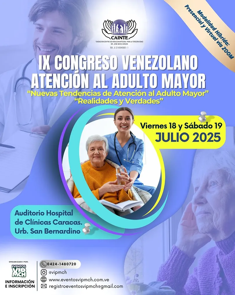 IX Congreso Venezolano Atención Adulto Mayor CAINTE