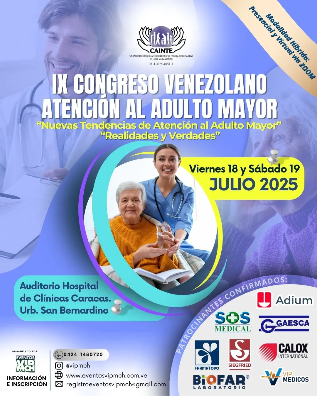IX Congreso Venezolano Atención Adulto Mayor CAINTE
