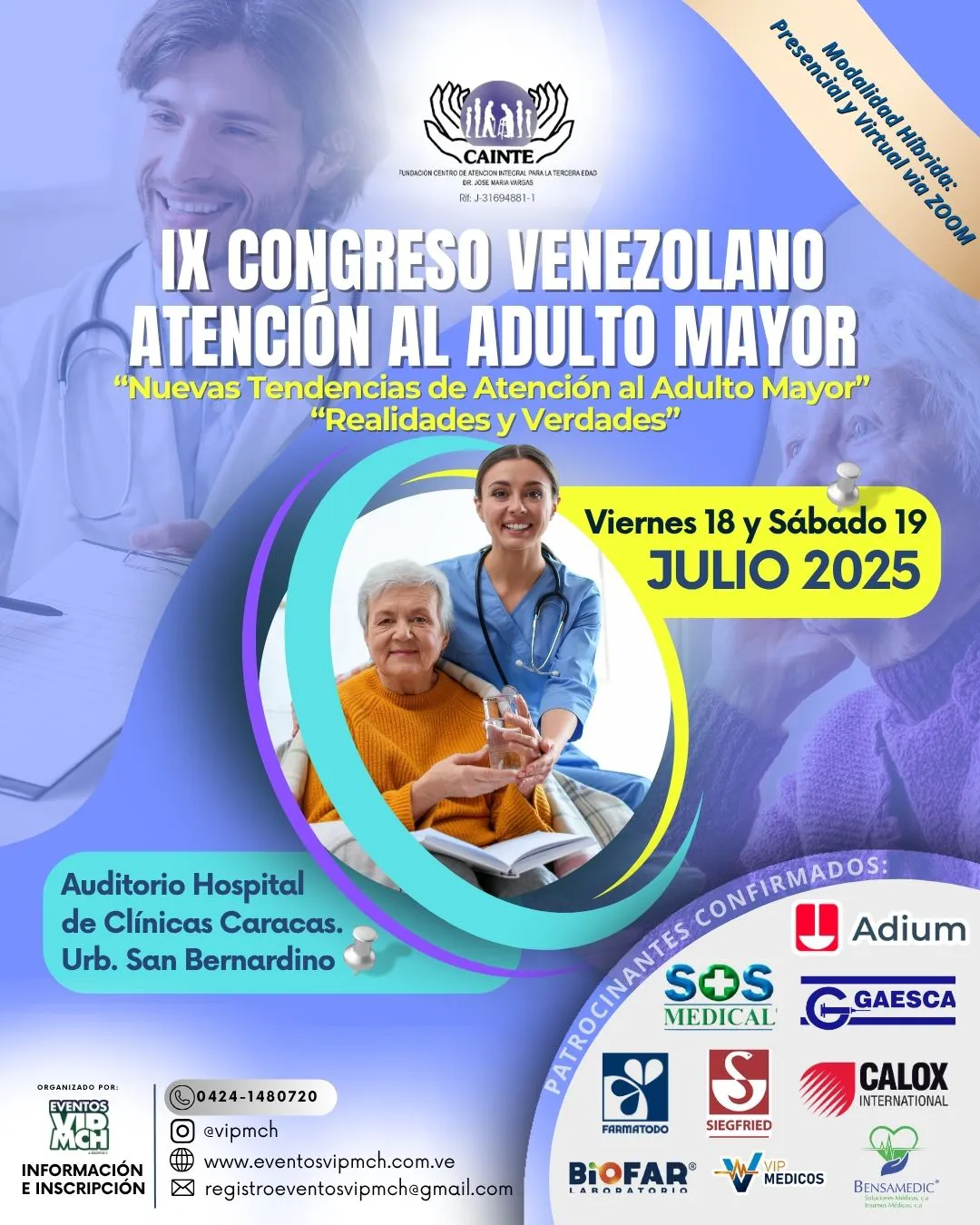 IX Congreso Venezolano Atención Adulto Mayor CAINTE